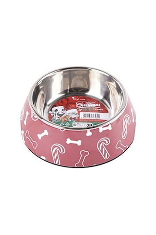 M-pets Christmas Melamin Metal Kedi Ve Köpek Mama Kabı 350 Ml 244-51045.01
