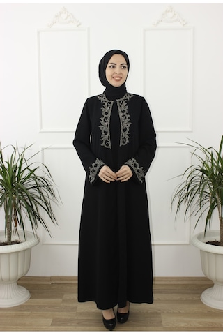 Modabanuda Şule Abaya Ferace Siyah