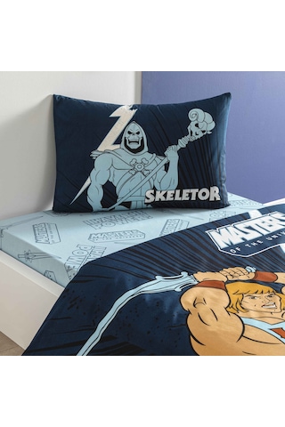 Taç Lisanslı He-man Pamuk Tek Kişilik Nevresim Takımı 000000001000052397 Çok Renkli