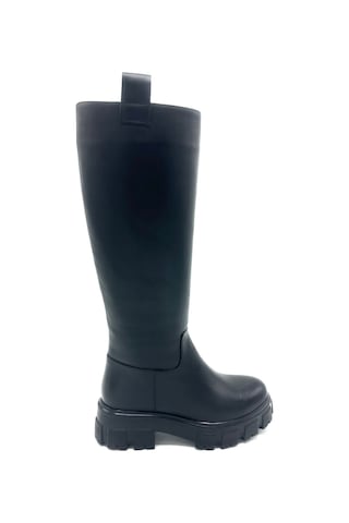 Nostra Shoes Elisa Kadın Hakiki Deri Siyah Çizme Siyah