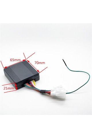 Padalink 12v Motosiklet Antenli Güvenlik Alarm Sistemi - Uzaktan Kontrol İle Çalıştırma, Otomatik Koruma Ve Çift Flasör Özellikleri Siyah