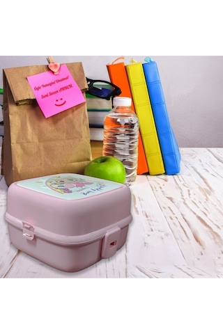 Gondol Plastik Beslenme Kutusu Porky G-400 Pembe