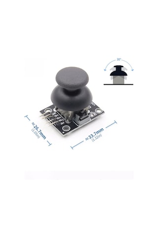 Ky-023 Çift Eksen Analog Joystick Modül Xy Ps2 Oyun Konsol Kol Kumanda Rc Araba Robot