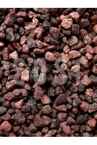 Kırmızı Pomza Taşı 2-3 Cm Volkanik Cürüf Ponza Lav Kırığı 5 Lt