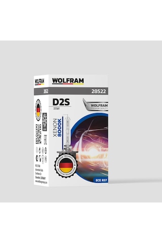 D2s Xenon Ampul Beyaz Işık 12v 35w - Wolfram 28522