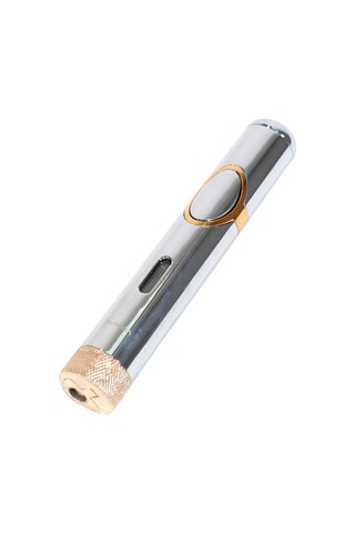 Parmida Tek Torch Pürmüz Delicili Gümüş Metal Puro Çakmağı - Tr9519