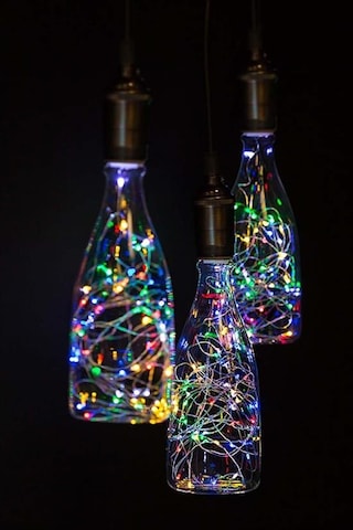 Buffer Pilli Renkli Peri Led Işık Dekoratif Aydınlatma 5 Metre