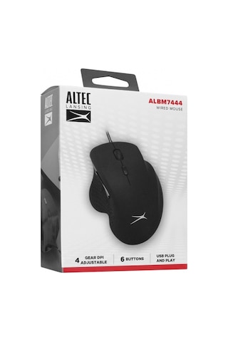 Altec Lansing ALBM7444 2.4GHz USB 3200 DPI Kablolu Optik Mouse
