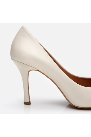 Hotiç Hakiki Deri Ekru Kadın Stiletto 01ayh304180a400 Kemik-ecru Ekru