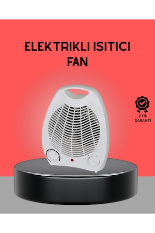 Mini Elektrikli Isıtıcı 2000w Termostatlı Fanlı Isıtma, Taşınab
