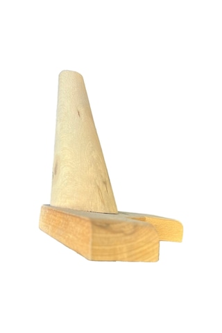 Ahşap Ham Ayak 15 Cm Konik Beyaz