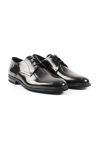 Tuna Hakiki Deri Bordo Açma Derby Model Erkek Ayakkabı - E4513 Bordo