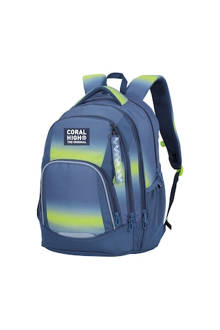 Coral High Neon Desenli Okul Sırt Çantası 24457 Pembe