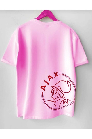 Noıssey Pembe Ajax Baskılı Oversize Unisex
