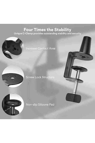 Ba92 Mikrofon Süspansiyonlu Arm Stand