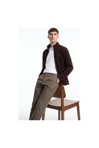 Discovery Expedition D5wm-swt3301 Kahverengi Erkek Polar Sweatshırt Koyu Kahve