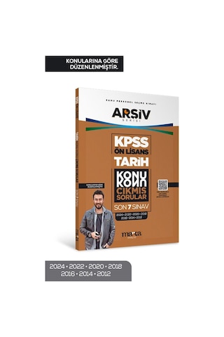 Kpss Ön Lisans Tarih Konu Konu Çıkmış Sorular Son 7 Sınav Tamamı Çözümlü