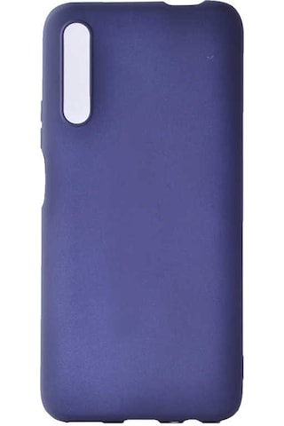 Noktaks - Huawei P Smart Pro 2019 Uyumlu - Kılıf Mat Soft Premier Silikon Kapak - Mürdüm
