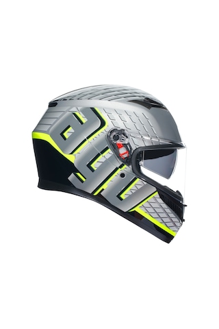 Agv K3 Fortify Blk Fluo Motosiklet Kaskı
