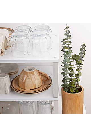 Porsima ORG-01 4lü Raf Düzenleyici - Dolap İçi Düzenleyici Raf Beyaz