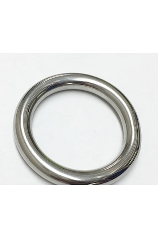 Paslanmaz Krom Halka. Krom Halka. 6mm Çap 60mm