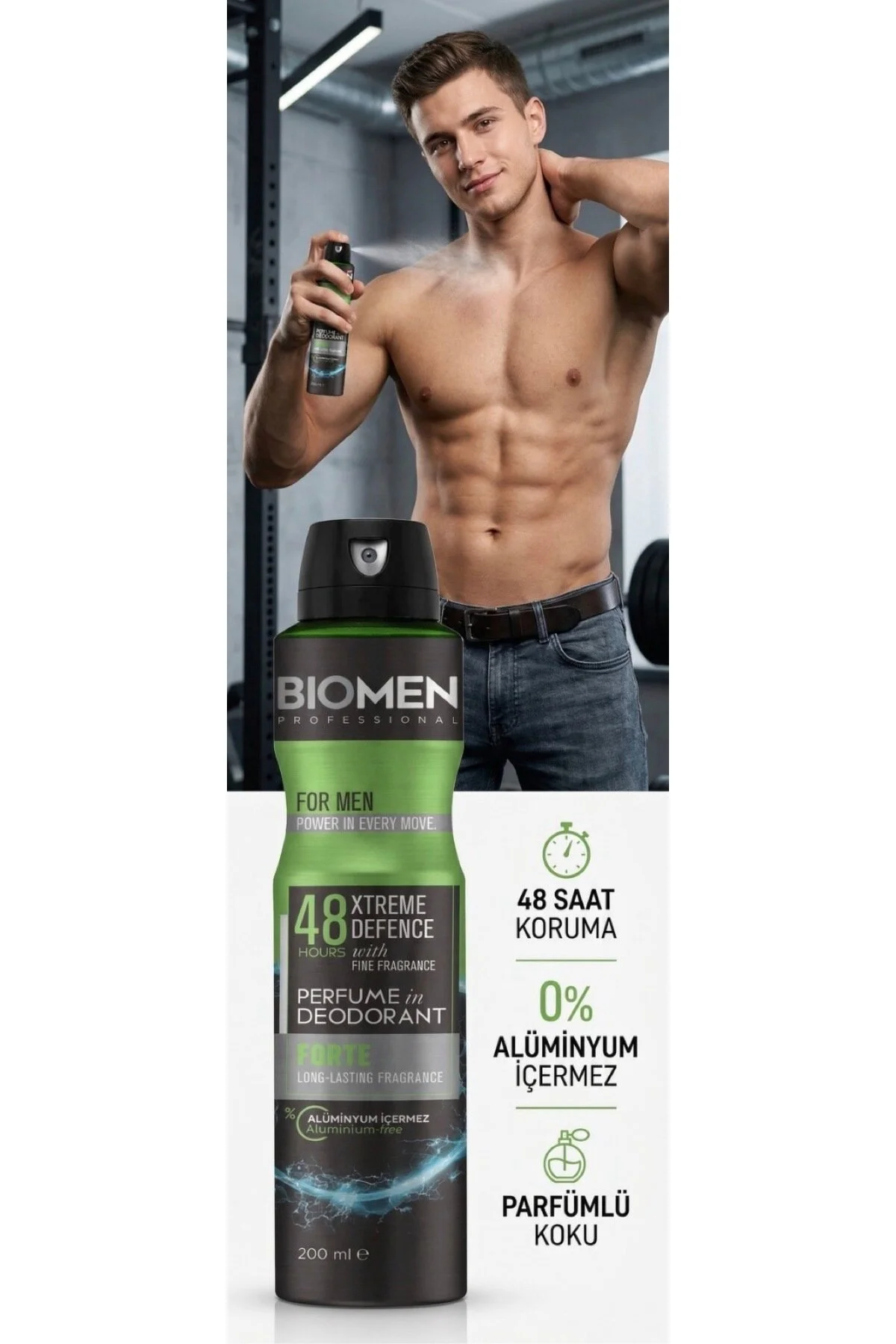 Perfume İn Deodorant For Men Forte 200 Ml