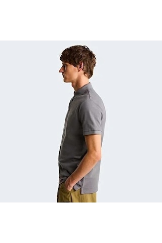The North Face Premium Slim Erkek Polo T-shirt Nf0a8c1n0uz1 Gri