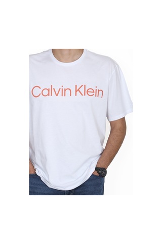 Calvin Klein Calvın Kleın Erkek T-shırt 40jm930-540 Beyaz