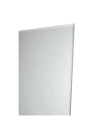 Düz Dikdörtgen Ayna - 400 X 600 Mm - Krom Çerçeve Açık Gold
