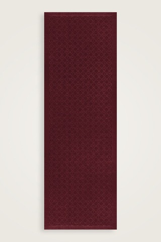 İmannooor İman I Kafes Bordo Tencel Pamuk İpek Şal 70x200