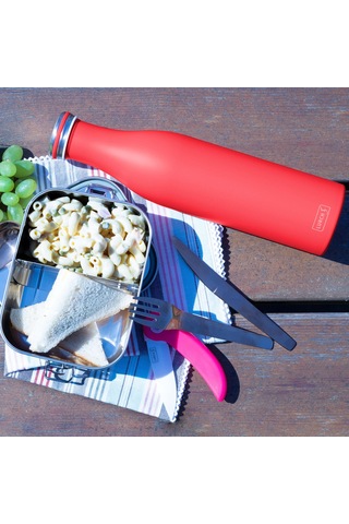 Lurch 750 Ml Paslanmaz Çelik Termos - Çift Cidarlı, Sızdırmaz Mercan Pembe