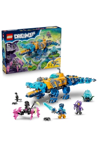 LEGO® DREAMZzz™ Timsah Denizaltı 71512 – 8 Yaş ve Üzeri Çocuklar için Minifigür İçeren Yaratıcı Oyuncak Yapım Seti (1107 Parça)