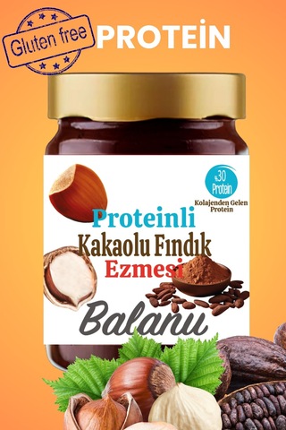 Balanu Proteinli Kakaolu Fındık Ezmesi 280gr X3 Adet