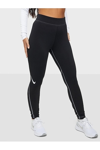Nike Sportswear Swoosh Grafikli Kadın Taytı Dr6175-010 001