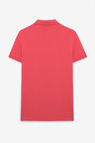 Grimelange SKYLOOM Erkek %100 Pamuk Kısa Kollu Regular Fit Nar Çiçeği Polo Yaka T-shirt