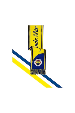 Fenerium Mazinde Bir Tarih Yatar Dokuma Atkı Uv Kutu Hediyeli Lacivert