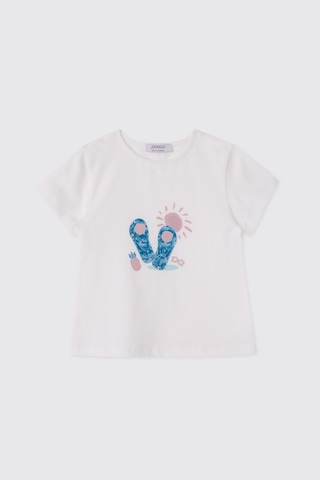 Panço Kız Bebek Şort Tişört 2'li Pembe Alt Üst Takım 2611gb17023