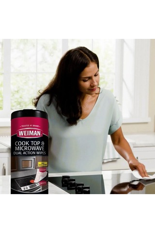 Weiman Cam Setüstü Ocak Ve Mikrodalga Temizleme Mendilleri 30 Adet