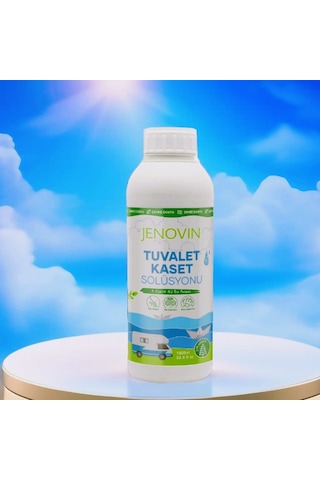 Jenovin Doğa Dostu Çam Aromalı Karavan Wc Kaset Losyonu 1 L + Ölçek