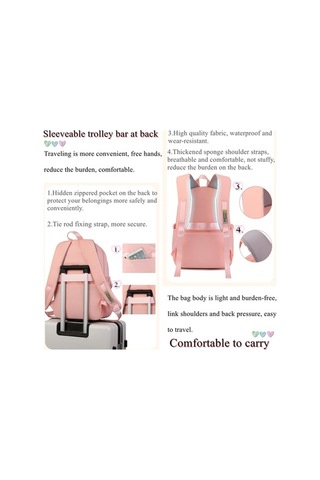 Didadodo Su Geçirmez Kadın Laptop Çantası - Hafif Nylon, Yan Cepli, Omuz Destekli 32x23x46cm, Çok Renkli Pratik Kullanım, Su Geçirmez设计 Çok Renkli