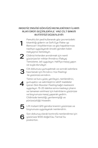 The Summer Blue Altılı Cilt Bakım Seti