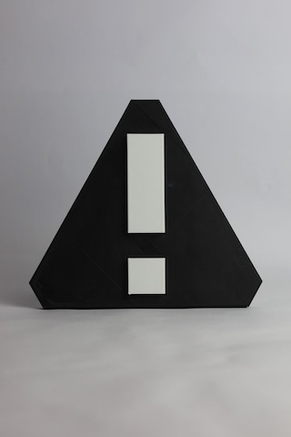 Dikkat Dekoratif - 3 Boyutlu Tabela 17cm