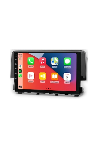 Lovion Lvn 332 Honda Civic Fc5 2016 2019 Arası 4+32gb Android Carplay Multimedya Teyp 9"