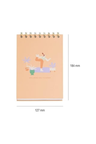 Miquelrius Inhale Exhale Daily Wellness Planner Telli Günlük Planlayıcı Çok Renkli