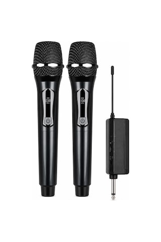 Jrl Wn-19 İkili Kablosuz Mikrofon Seti El Tipi Çiftli Mikrofon, Karaoke, Konferans Ve Sahne