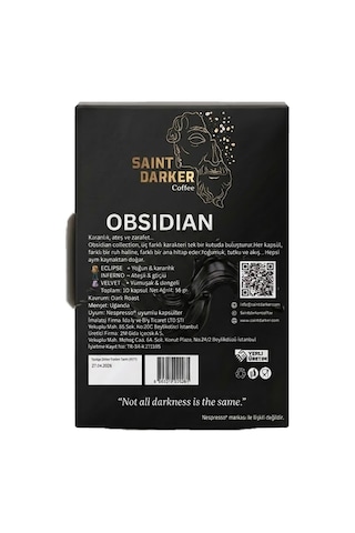 Saint Darker Obsidian Kapsül Kahve