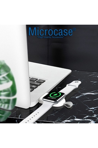 Microcase Apple Uyumlu Watch Seri 6 44 Mm Anahtarlık Tipi Usb Şarj Aygıt