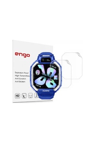 Huawei Watch Kids X1 İle Uyumlu Ekran Koruyucu Tpu, Tam Kaplayan Akıllı Saat Koruması 2 Adet, Çizilmeye Dayanıklı Şeffaf Koruma