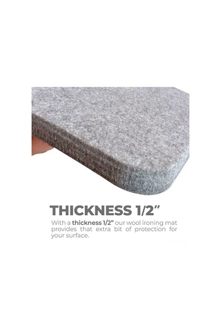 Padalink Yüksek Isı Dayanıklı Yün Felt Ironlama Matı, 14x14 İnç, Ev Ve El Sanatları İçin Üstün Sonuçlar Diğer