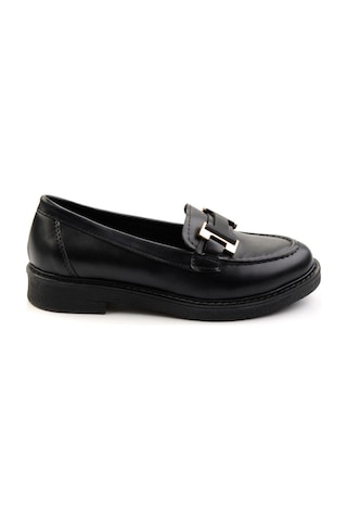 Bambi Siyah Kadın Loafer Ayakkabı K01257050009 Siyah